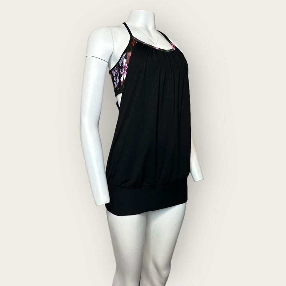 EUC | Lululemon | Tank/Sports Bra Combo | Multi Black | Size 10